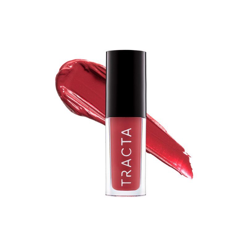 Batom-Liquido-Semi-Matte-Tracta-Soft-Matte-Savage-4-ml-Produto-e-Textura