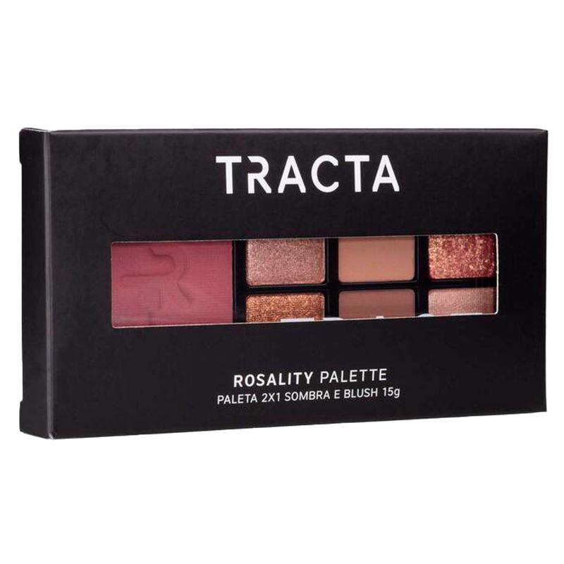 Paleta-2x1-Sombra-e-Blush-Compacta-Tracta-Rosality-7-Shades-Produto-Fechado
