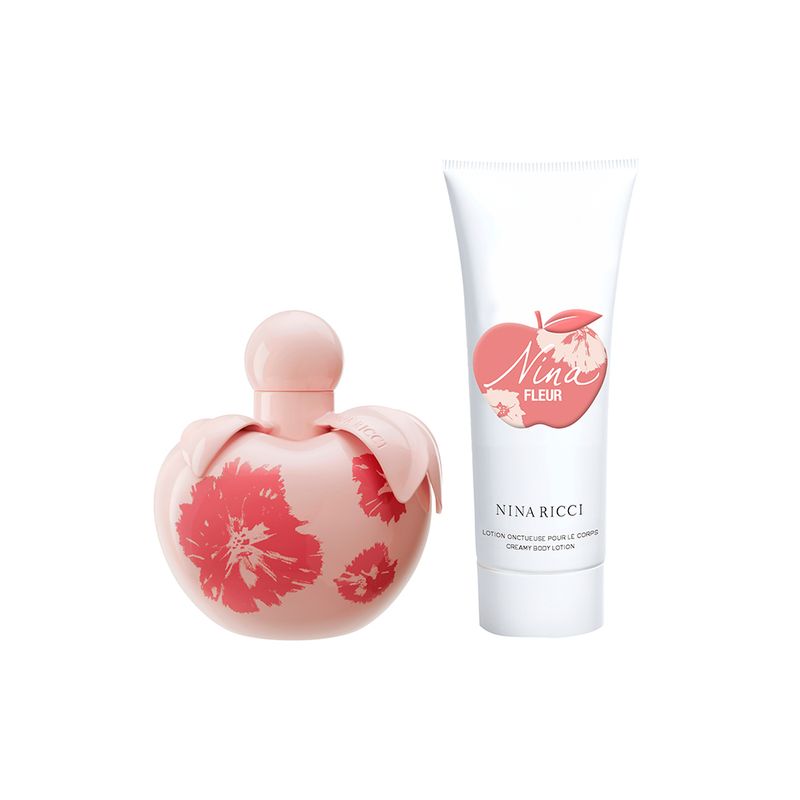 Kit-Perfume-Nina-Ricci-Nina-Fleur-Feminino-Eau-de-Toilette-80-ml---Locao-Corporal-75-ml-Vitrine