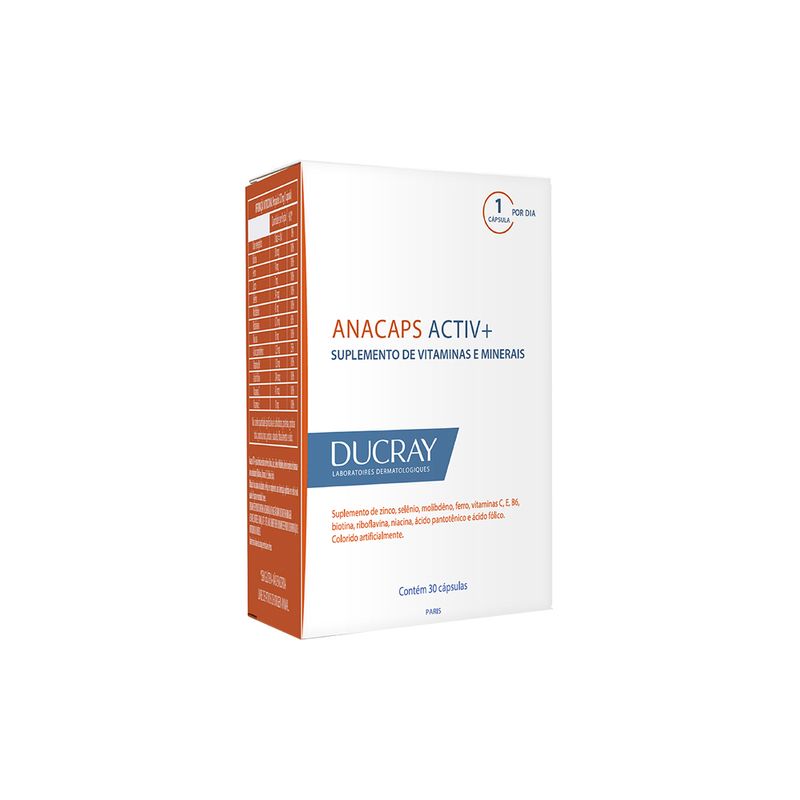 Suplemento-Alimentar-para-Cabelos-e-Unhas-Ducray-Anacaps-ACTIV--com-30-Capsulas-Vitrine