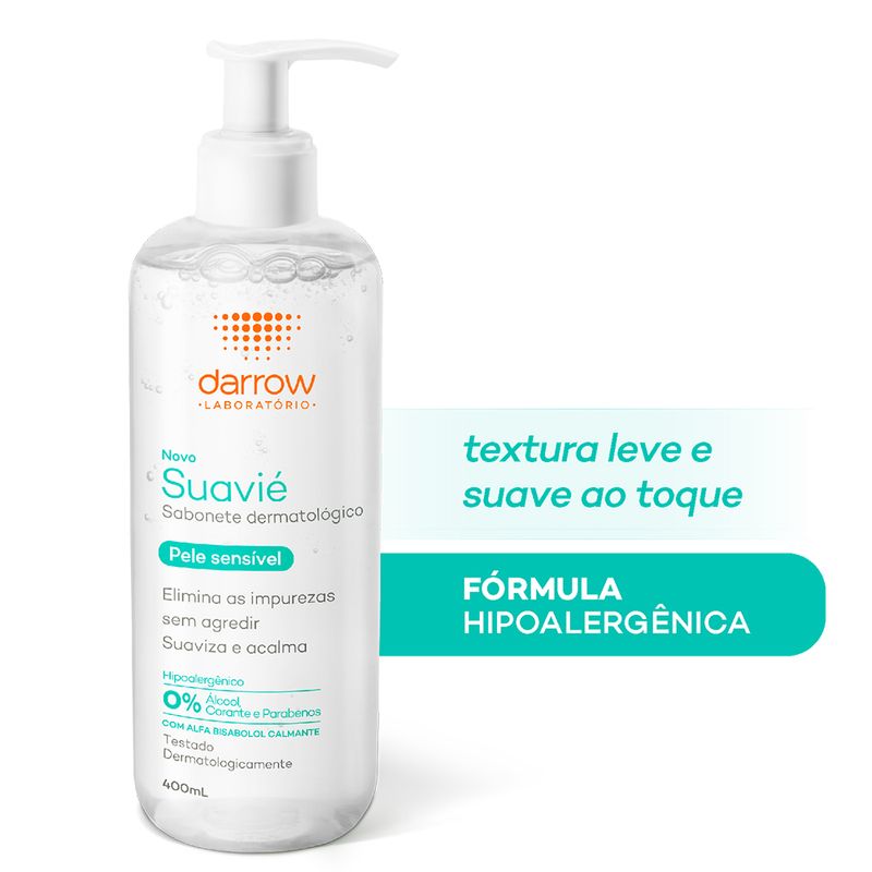 Sabonete-Liquido-Facial-para-Pele-Sensivel-Darrow-Suavie-400-ml-Textura