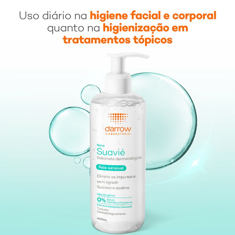 Sabonete-Liquido-Facial-para-Pele-Sensivel-Darrow-Suavie-400-ml-Uso