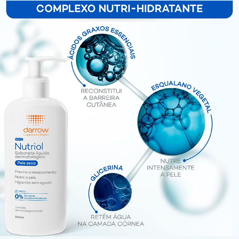 Sabonete-Liquido-Corporal-Hidratante-Darrow-Nutriol-240-ml-Ativos-um