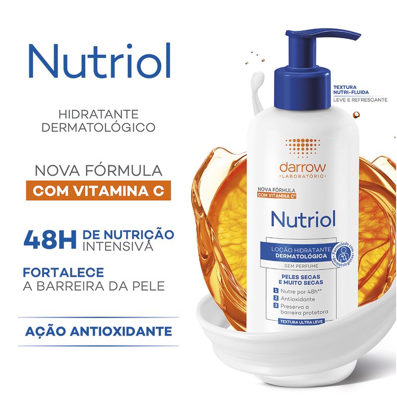 Locao-Hidratante-Corporal-Darrow-Nutriol-Sem-Perfume-200-ml-Eficacia