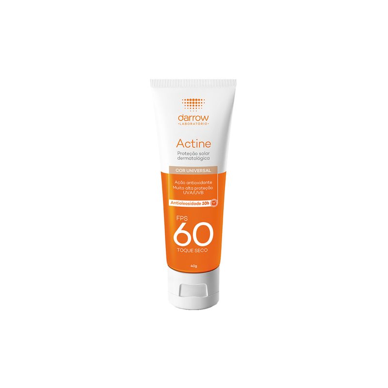 Protetor-Solar-Facial-Darrow-Actine-FPS-60-Cor-Universal-40-g-Vitrine