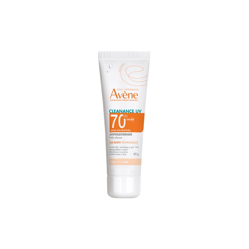 Protetor-Solar-Facial-Avene-Cleanance-UV-FPS-70-Tom-1-Claro-40-g-Vitrine