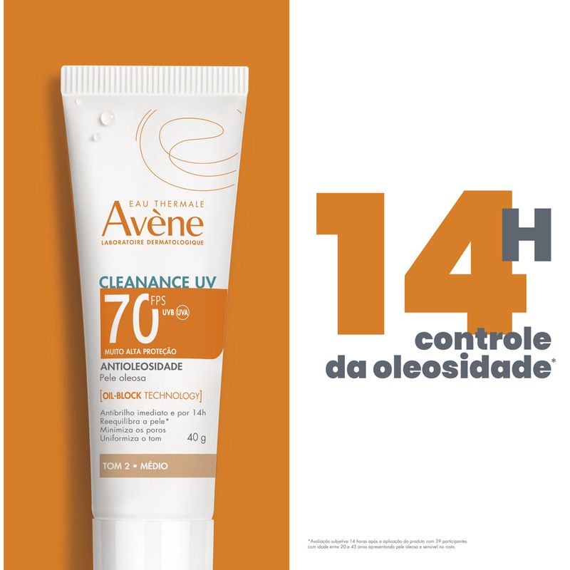 Protetor-Solar-Facial-Avene-Cleanance-UV-FPS-70-Tom-2-Medio-40-g-Resultado