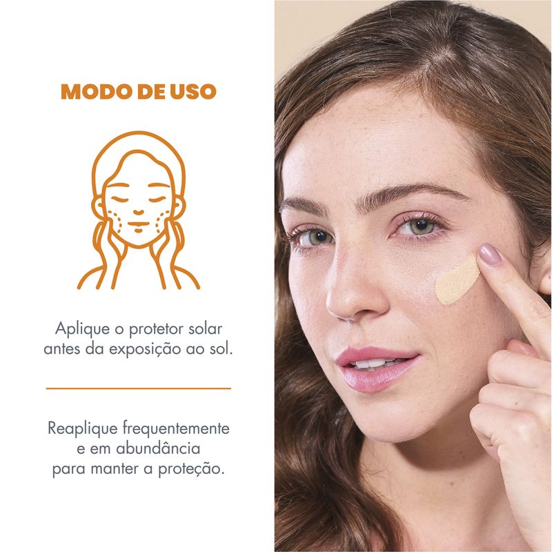 Protetor-Solar-Facial-Avene-Cleanance-UV-FPS-70-Tom-2-Medio-40-g-Modo-de-Uso
