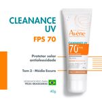 Protetor-Solar-Facial-Avene-Cleanance-UV-FPS-70-Tom-3-Medio-Escuro-40-g-Banner