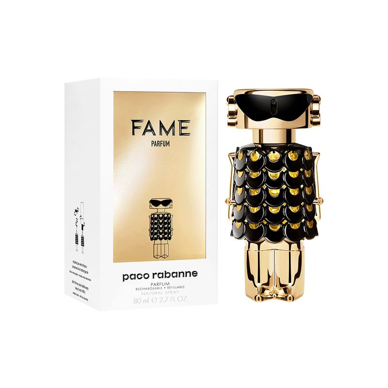 Perfume-Paco-Rabanne-Fame-Feminino-Parfum-Refil-80-ml-Caixa-e-Frasco