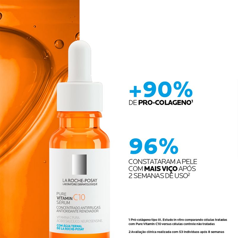 Serum-Facial-Anti-idade-La-Roche-Posay-Vitamina-C-Pure-Vitamin-C10-15-ml-Eficacia