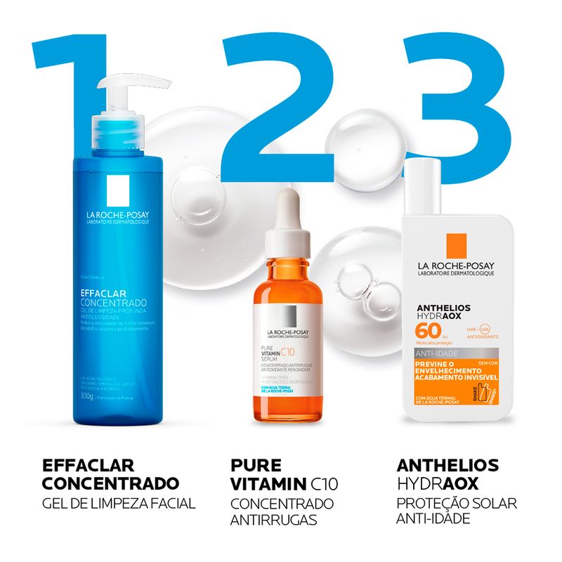 Serum-Facial-Anti-idade-La-Roche-Posay-Vitamina-C-Pure-Vitamin-C10-30-ml-Rotina