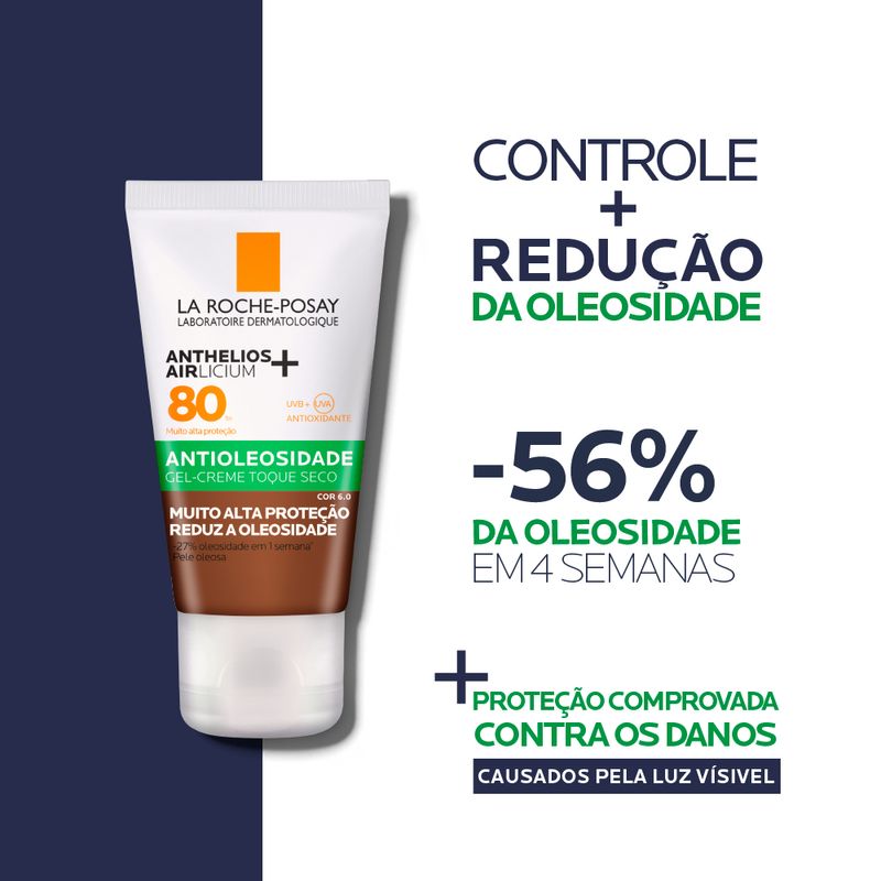 Protetor-Solar-Facial-Antioleosidade-La-Roche-Posay-Anthelios-Airlicium-FPS-80-6-0-40-g-Produto