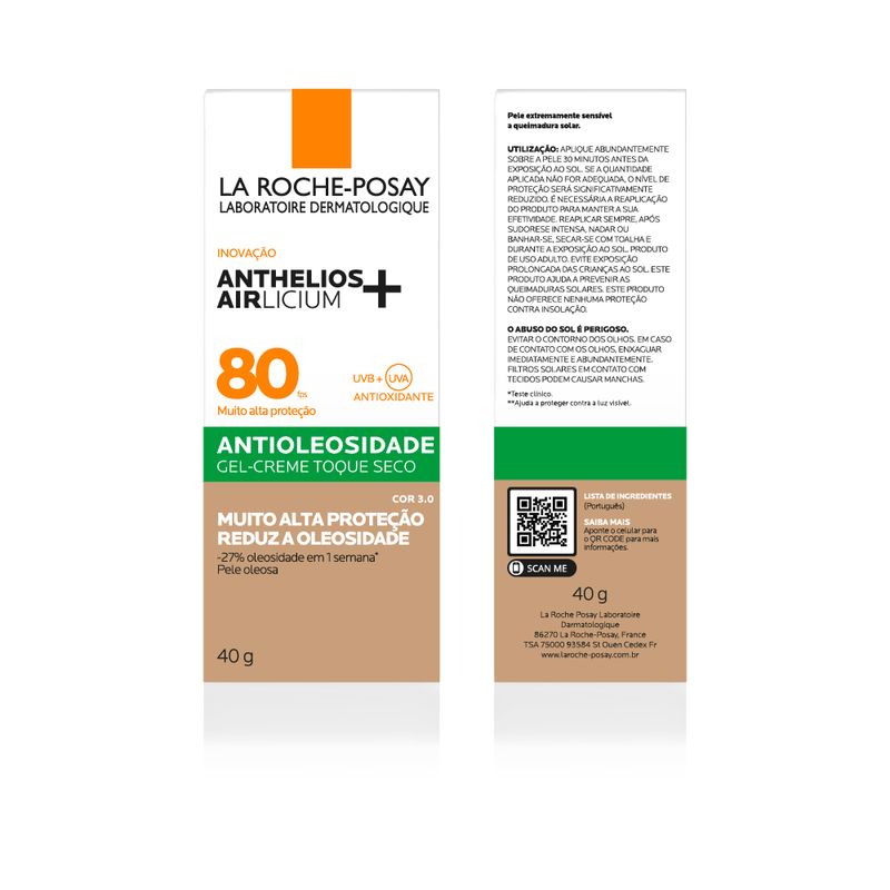 Protetor-Solar-Facial-Antioleosidade-La-Roche-Posay-Anthelios-Airlicium-FPS-80-3-0-40-g-Cartucho