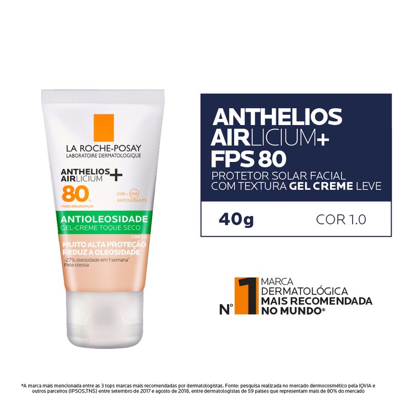 Protetor-Solar-Facial-Antioleosidade-La-Roche-Posay-Anthelios-Airlicium-FPS-80-1-0-40-g-Descritivo