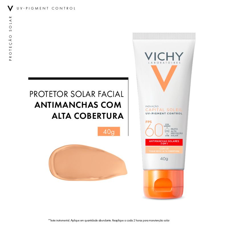Protetor-Solar-Facial-Antimanchas-Vichy-Capital-Soleil-UV-Pigment-Control-FPS-60-1.0-40-g-