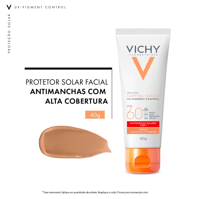 Protetor-Solar-Facial-Antimanchas-Vichy-Capital-Soleil-UV-Pigment-Control-FPS-60-3.0-40-g-