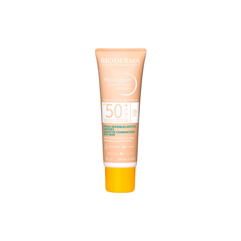 Protetor-Solar-Facial-Matte-Bioderma-Photoderm-Cover-Touch-Mineral-FPS-50--Muito-Claro-40-g-Vitrine