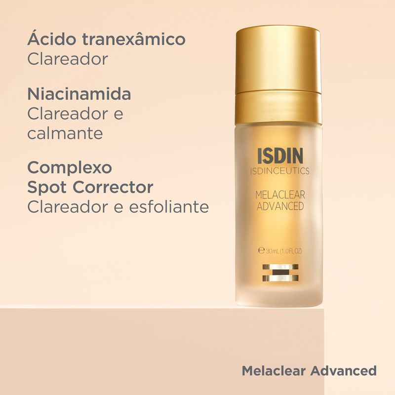 Serum-Facial-Clareador-de-Manchas-Isdin-Isdinceutics-Melaclear-Advanced-30-ml