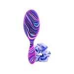 Kit-Escova-para-Desembaracar-Wetbrush-Swirl-Style---Scrunchie-Lilas-Produto
