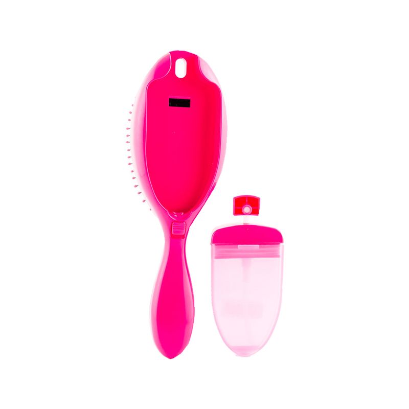 Escova-para-Desembaracar-Wetbrush-2-In-1-Treatment-Brush-com-Dispenser-para-Tratamento-Rosa-Produto