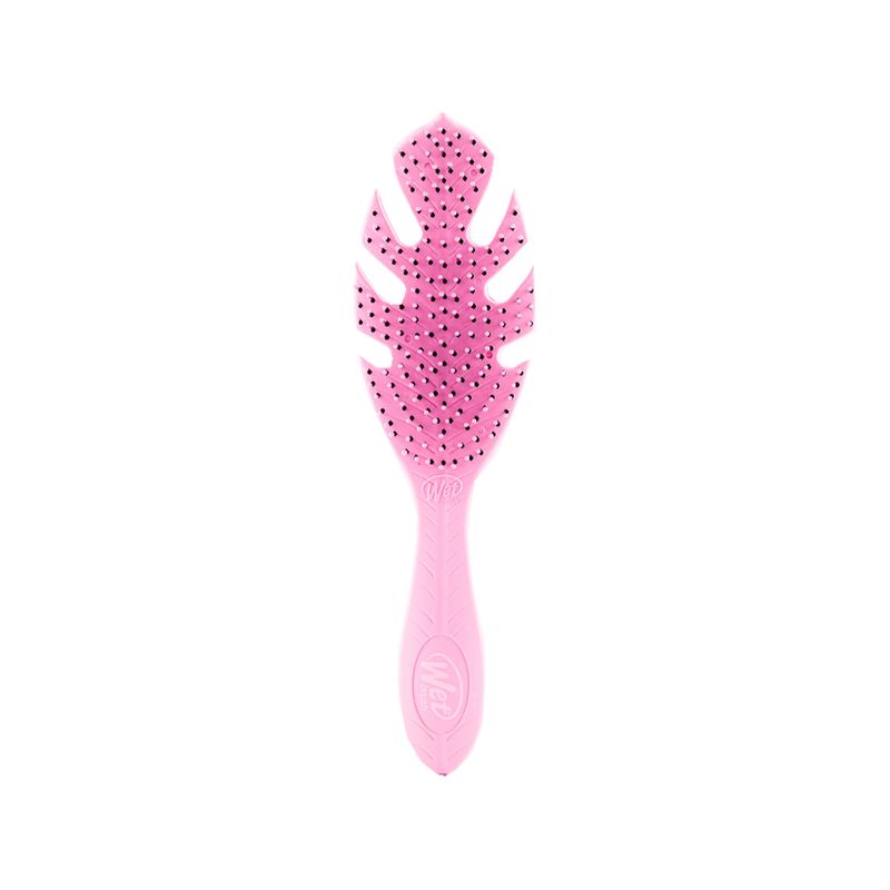 Escova-para-Desembaracar-Wetbrush-Go-Green-Folha-Rosa-Vitrine
