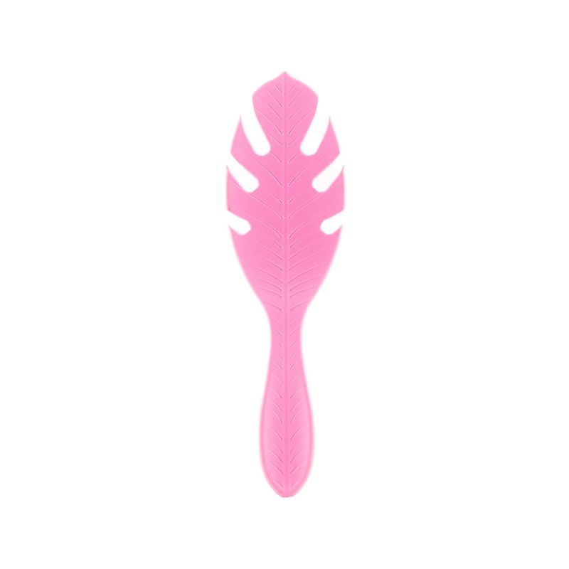 Escova-para-Desembaracar-Wetbrush-Go-Green-Folha-Rosa-Produto