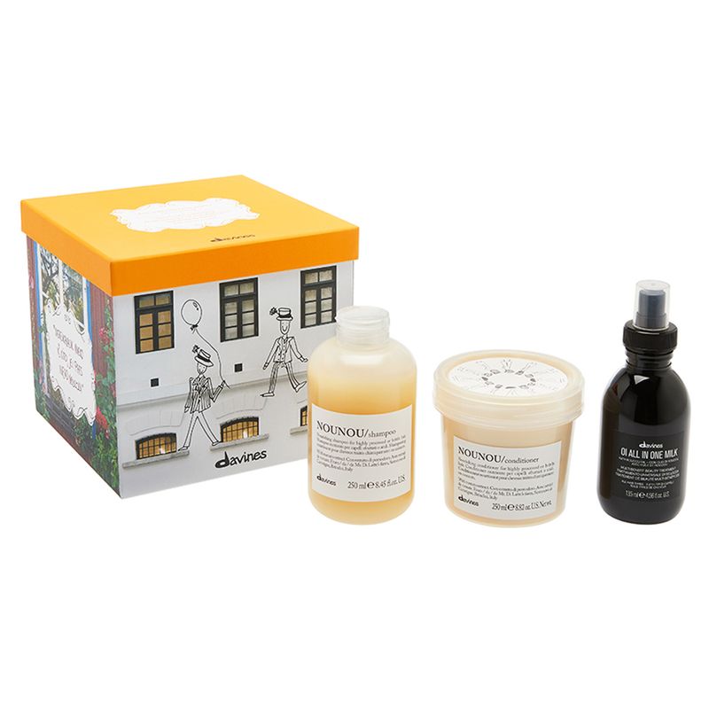 Kit-Davines-Essential-Haircare-Nounou---Shampoo-250-ml---Condicionador-250-ml---Leave-in-135-ml-Vitrine