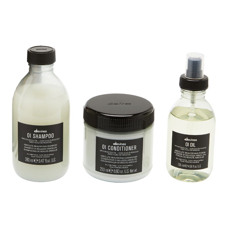 Kit-Davines-OI---Shampoo-280-ml---Condicionador-250-ml---Oleo-135-ml-Produtos