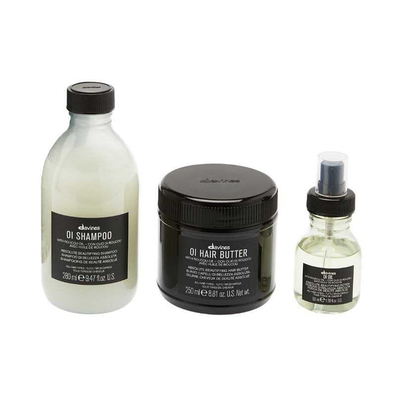 Kit-Davines-OI---Shampoo-280-ml---Mascara-250-ml---Oleo-50-ml-Produtos