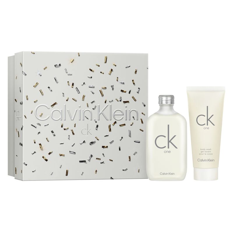 Kit-Calvin-Klein-CK-One-Unissex-Eau-de-Toilette-100-ml---Gel-de-Banho-100-ml