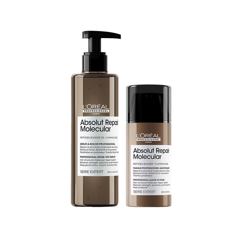 Kit-L-Oreal-Professionnel-Absolut-Repair-Molecular---Leave-in-100-ml---Serum-250-ml