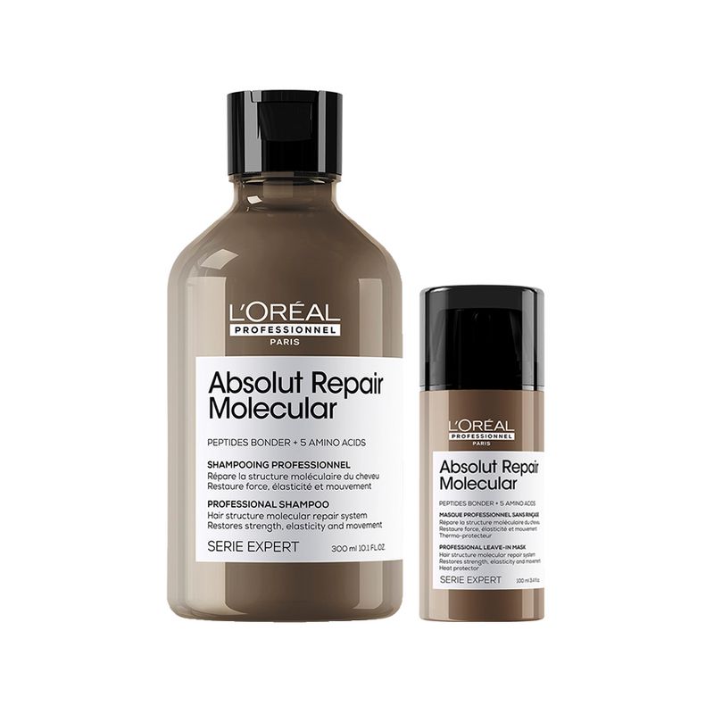 Kit-L-Oreal-Professionnel-Absolut-Repair-Molecular---Shampoo-300-ml---Leave-in-100-ml