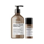 Kit-L-Oreal-Professionnel-Absolut-Repair-Molecular---Shampoo-500-ml---Leave-in-100-ml