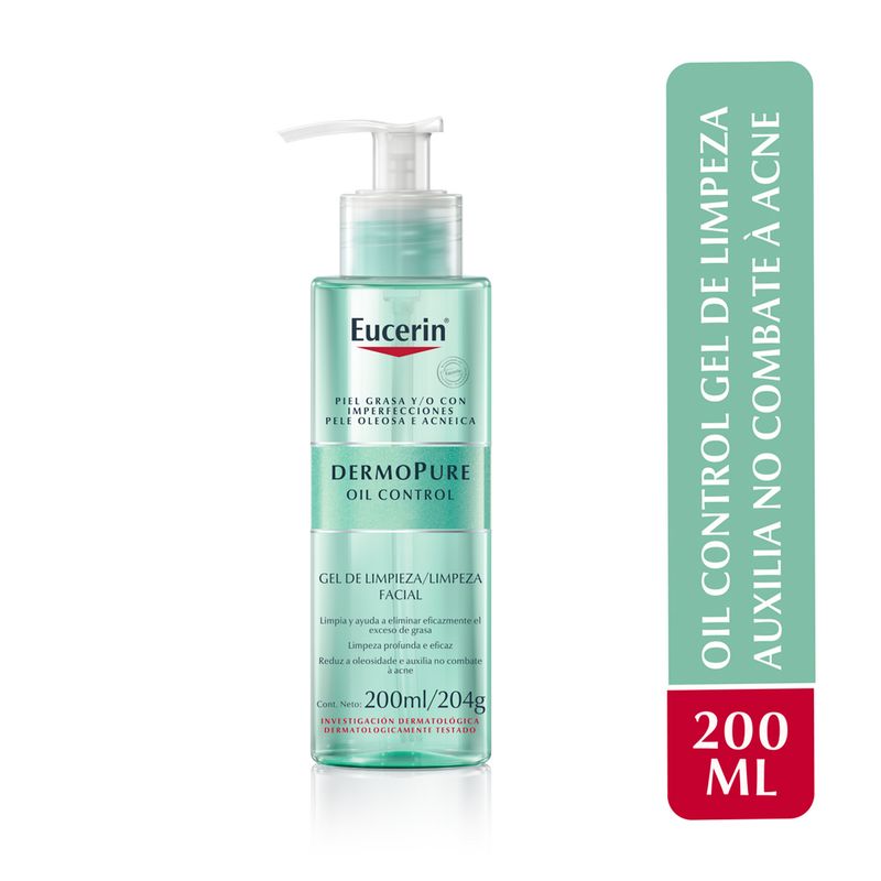 Gel-Facial-de-Limpeza-Oil-Control-Eucerin-Dermo-Pure-200-ml