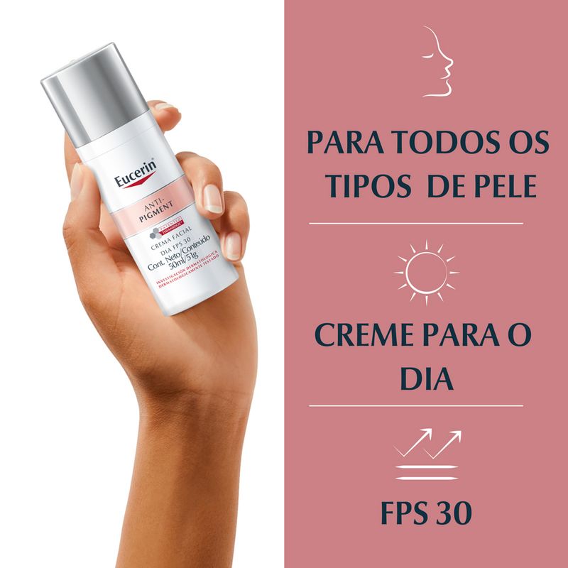 Creme-Facial-Clareador-Eucerin-Anti-Pigment-FPS-30-50-ml
