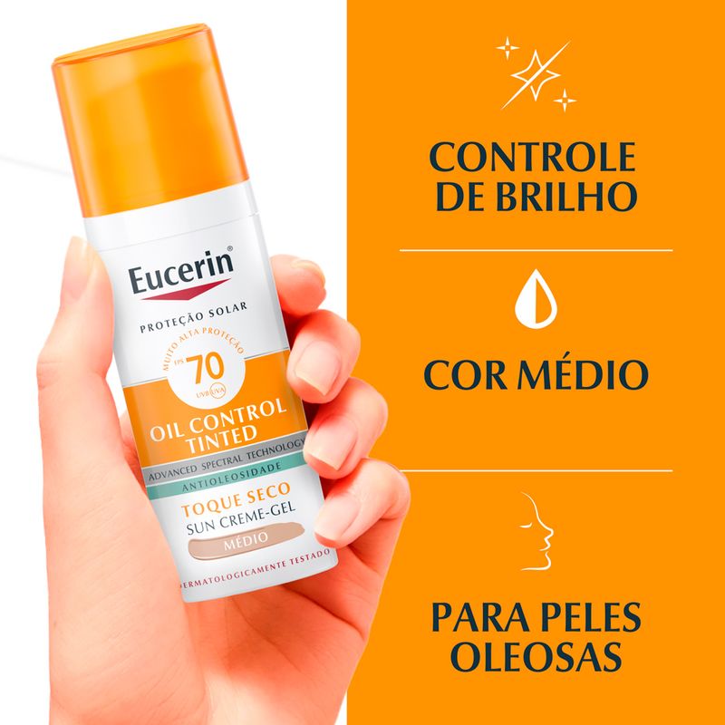 Protetor-Solar-Facial-Antioleosidade-Eucerin-Sun-Oil-Control-Medio-FPS-70-50-ml