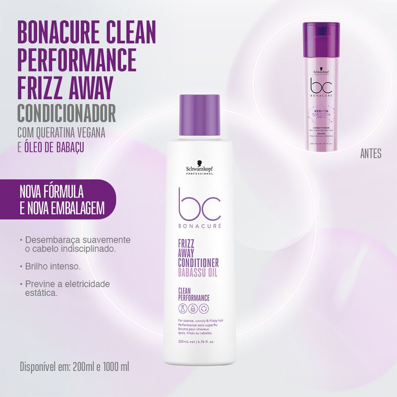 Condicionador-Schwarzkopf-Professional-Bonacure-Frizz-Away-200-ml