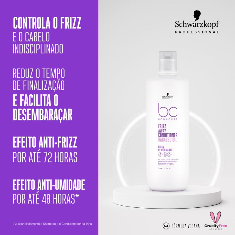 Condicionador-Schwarzkopf-Professional-Bonacure-Frizz-Away-1000-ml