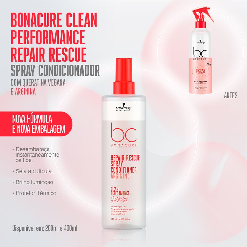 Condicionador-Schwarzkopf-Professional-BC-Bonacure-Repair-Rescue-Spray-400-ml