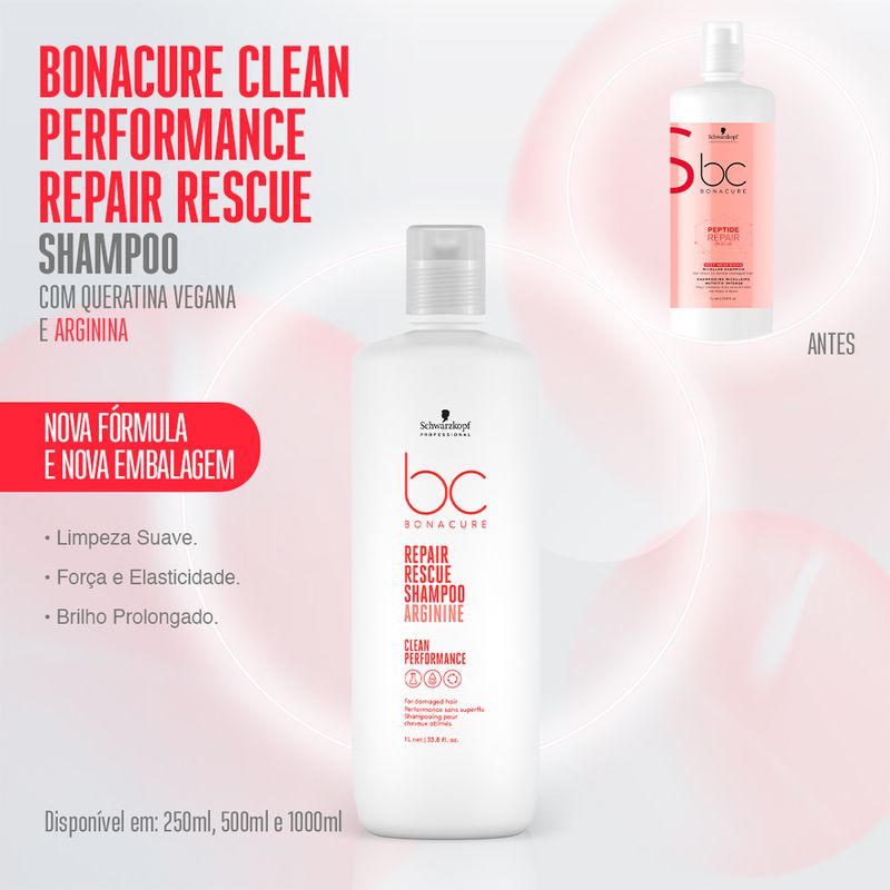 Shampoo-Schwarzkopf-Professional-BC-Bonacure-Repair-Rescue-1000-ml