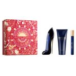 Kit-Perfume-Carolina-Herrera-Good-Girl-Feminino-Eau-de-Parfum-80-ml---Locao-Corporal-100-ml---Miniatura-10-ml