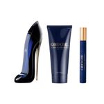 Kit-Perfume-Carolina-Herrera-Good-Girl-Feminino-Eau-de-Parfum-80-ml---Locao-Corporal-100-ml---Miniatura-10-ml