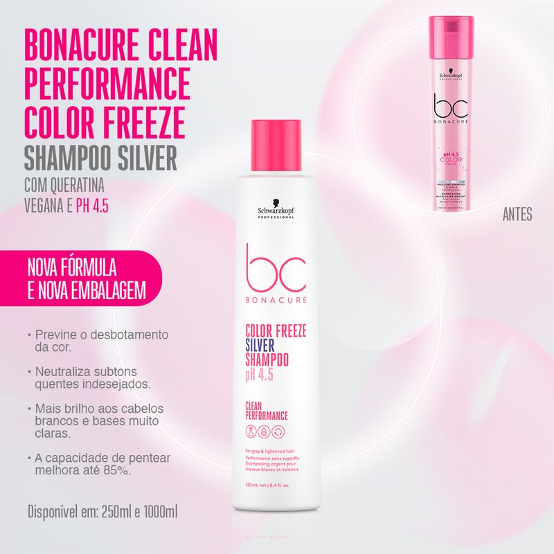 Shampoo-Schwarzkopf-Professional-BC-Bonacure-Color-Freeze-Silver-250-ml
