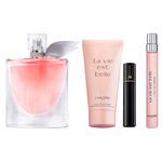 Kit-Perfume-Lancome-La-Vie-Est-Belle-Feminino-Eau-de-Parfum-100-ml---Miniatura-10-ml---Body-Lotion-50-ml---Mascara-de-Cilios-2-ml