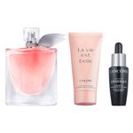 Kit-Perfume-Lancome-La-Vie-Est-Belle-Feminino-Eau-de-Parfum-50-ml---Creme-Corporal-50-ml---Serum-Genifique-10-ml