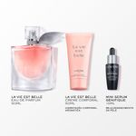 Kit-Perfume-Lancome-La-Vie-Est-Belle-Feminino-Eau-de-Parfum-50-ml---Creme-Corporal-50-ml---Serum-Genifique-10-ml