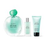 Kit-Perfume-Giorgio-Armani-Acqua-Di-Gioia-Feminino-Eau-de-Parfum-100-ml---Miniatura-15-ml---Locao-Corporal-50-ml