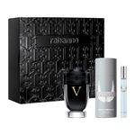 Kit-Perfume-Paco-Rabanne-Invictus-Victory-Extreme-Masculino-Eau-de-Parfum-100-ml---Desodorante-100-ml---Miniatura-10-ml