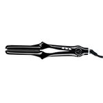 Chapinha-de-Cabelo-MQ-Professional-Pro-480-Titanium-Silver-190°C-Preta-Bivolt